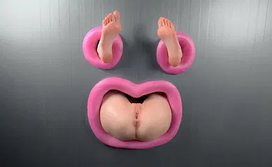 【欧美精选】Gloryhole 隔着墙操那个屁股，直到她的脚颤抖 - pinkloving